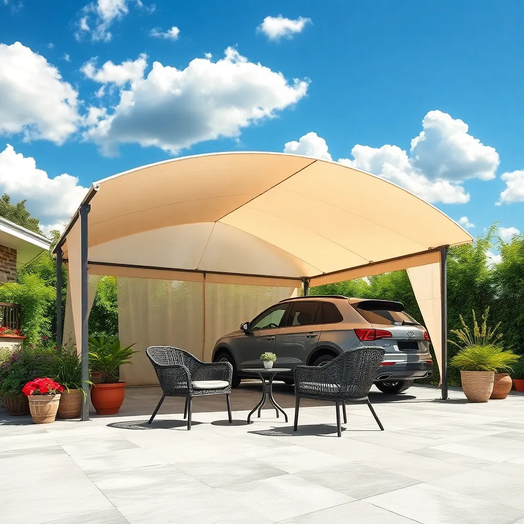 Temporary Car Shelters for Protection