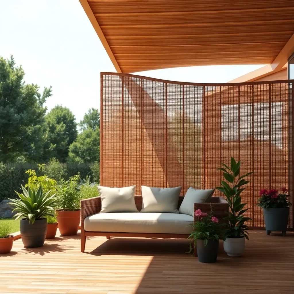 Create Bamboo Screen for Privacy