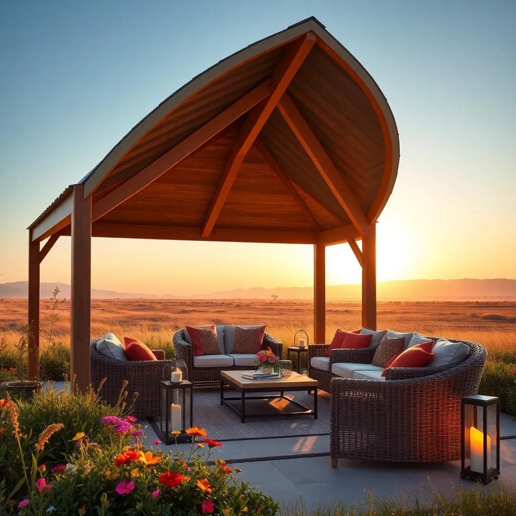 Wind-Resistant Pavilions for Open Spaces