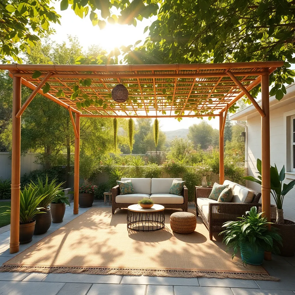 Assemble a Bamboo Canopy Frame