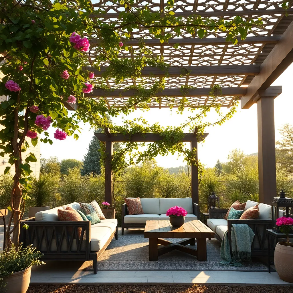 Integrate Decorative Trellis Elements