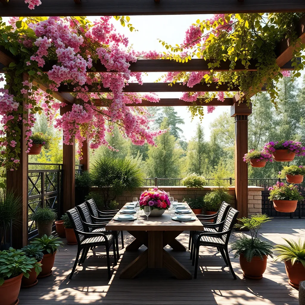 Incorporate Climbing Floral Accents