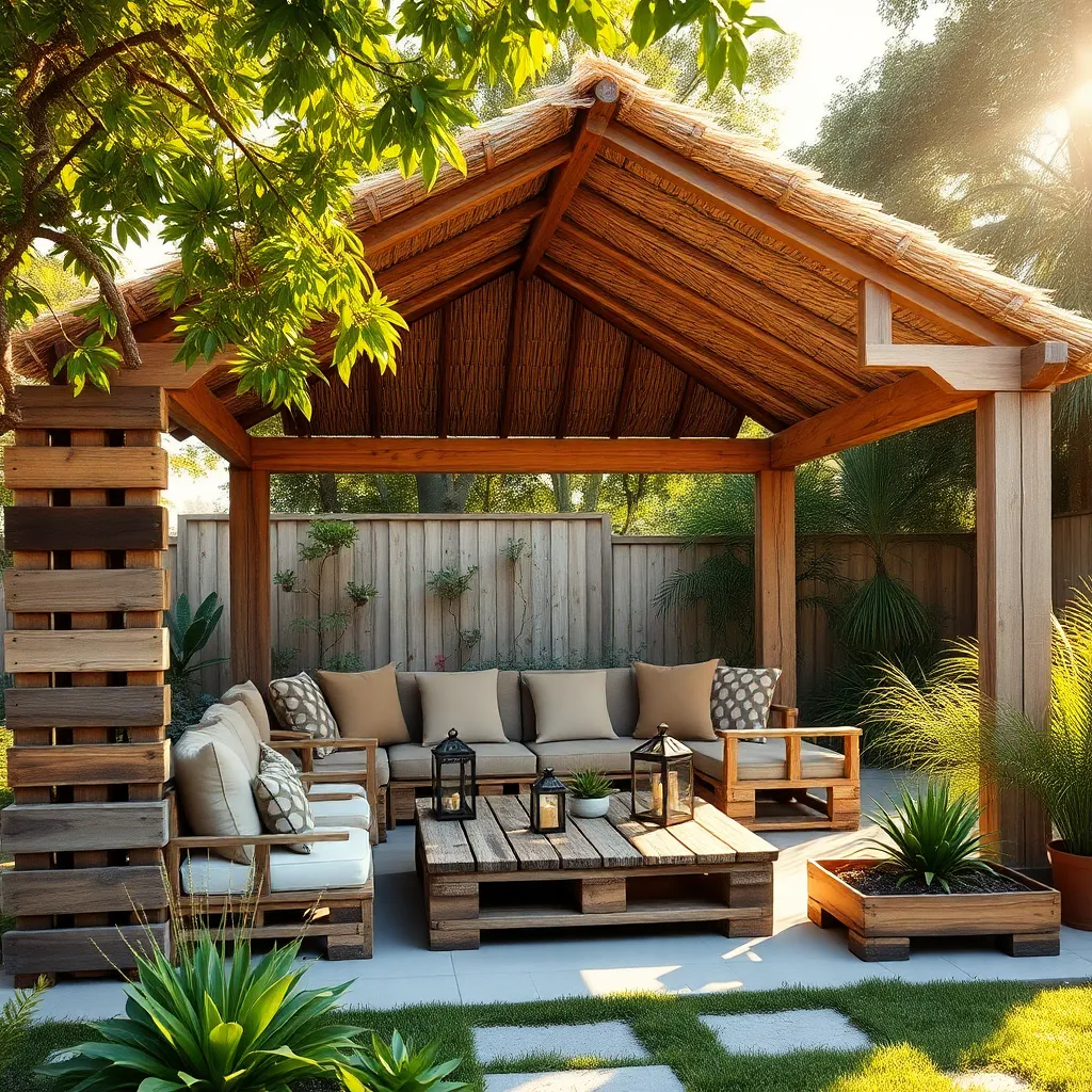 Erect a Rustic Pallet Pavilion