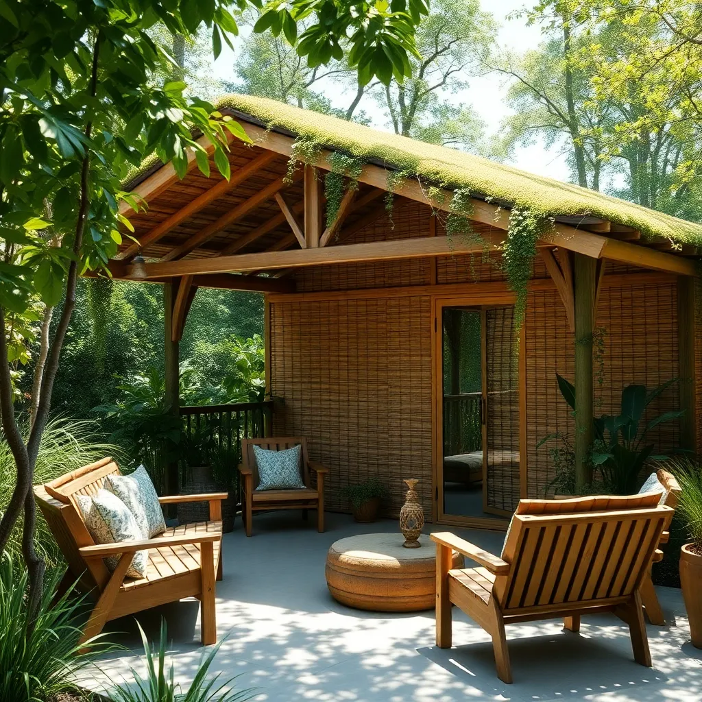 Eco-Friendly Bamboo Sheds (Sustainable and Stylish Storage)