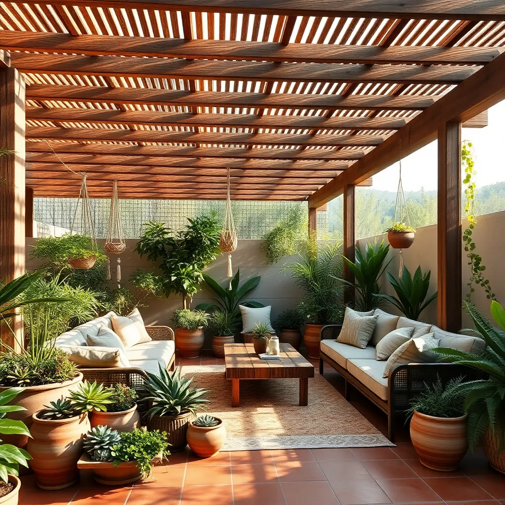 Use Earthy Tone Pottery Planters