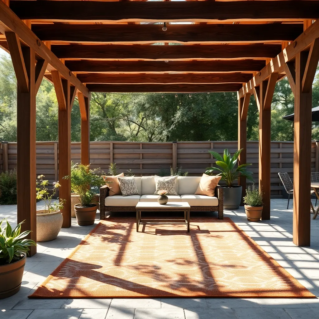 Decorating with Outdoor Rugs and Fabrics