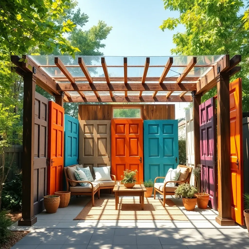 Repurpose Old Doors for Walls