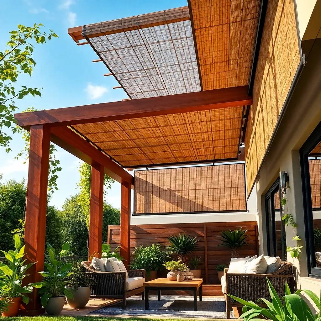 Incorporate Bamboo Roll-Up Blinds