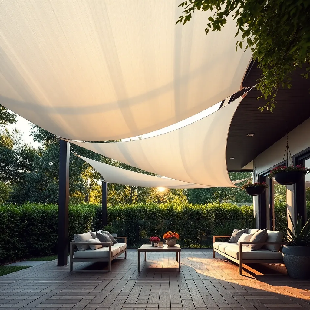 Modern Shade Sails for Style
