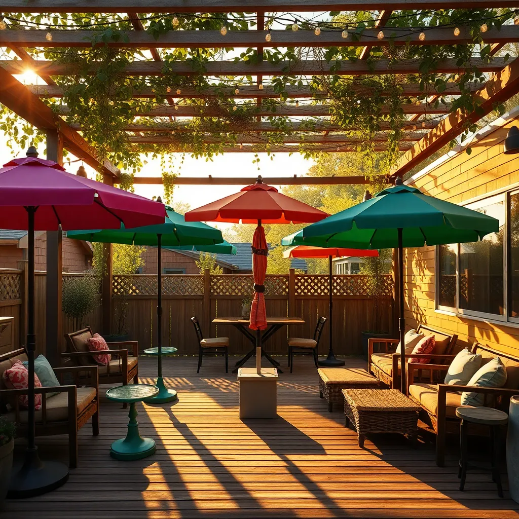 Incorporate Recycled Umbrella Stands