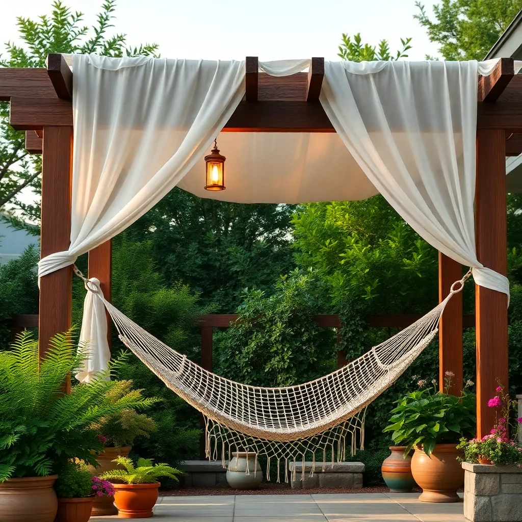 Create Cozy Canopy Hammock Areas