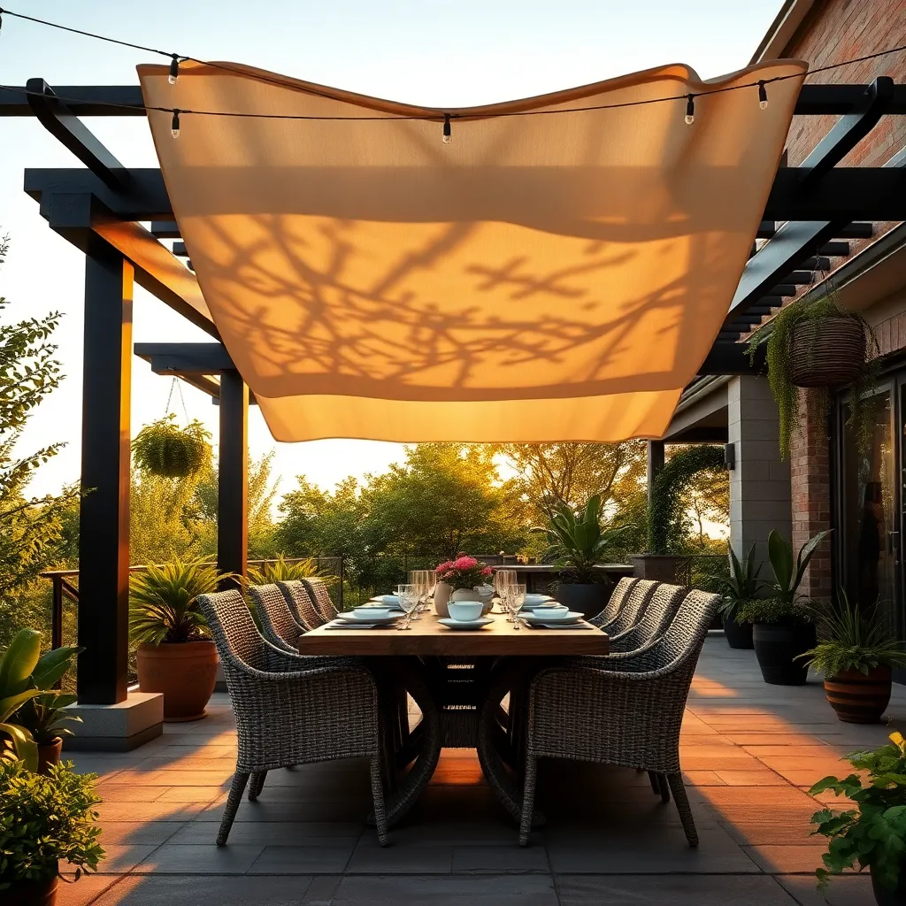 Add Retractable Canopy for Shade