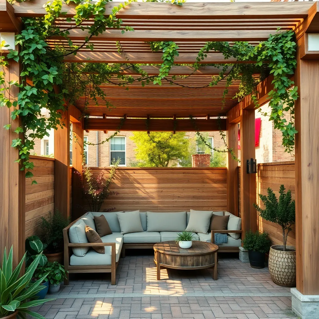Maximize Space with Corner Pergolas