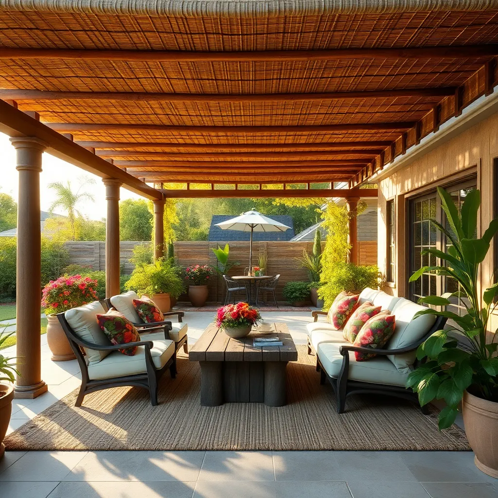 Bamboo Covers for Tropical Vibes