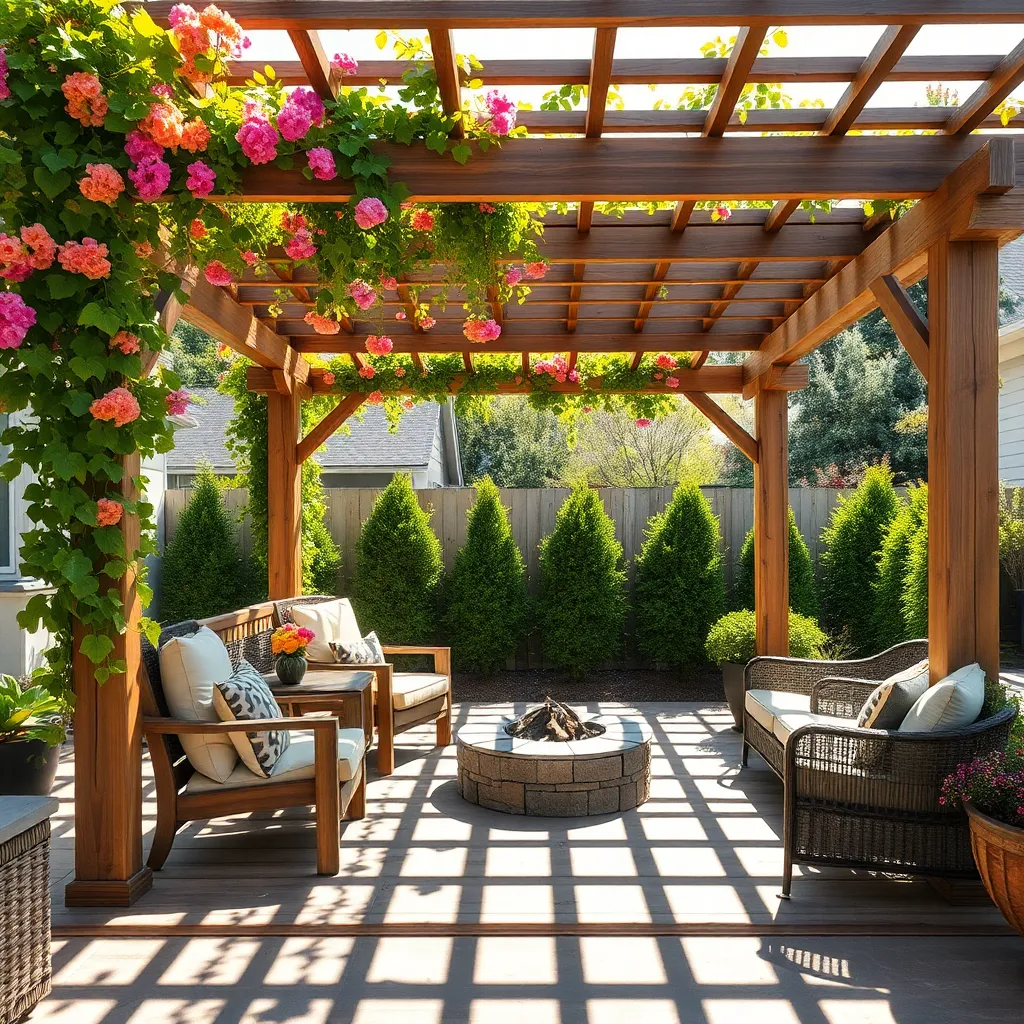 Constructing a Wooden Trellis Retreat