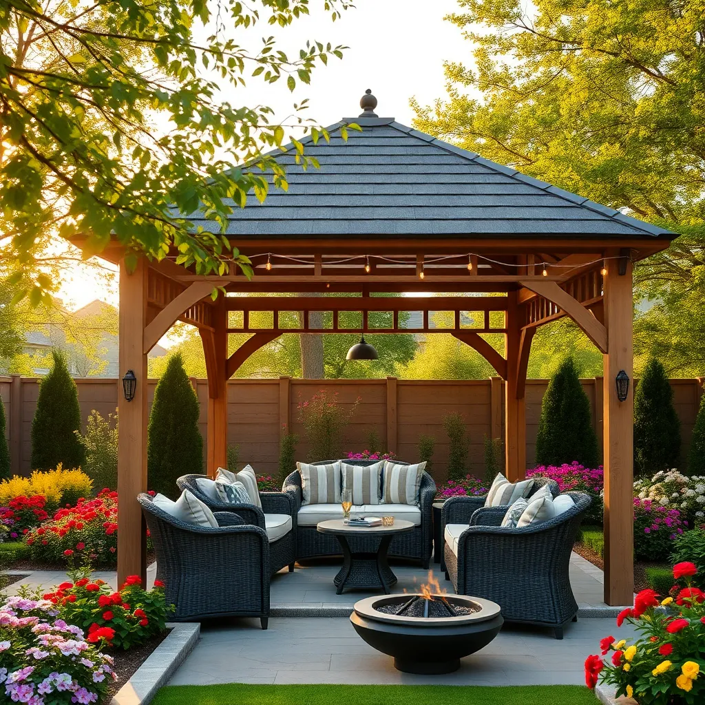 Designing a Cozy Backyard Gazebo