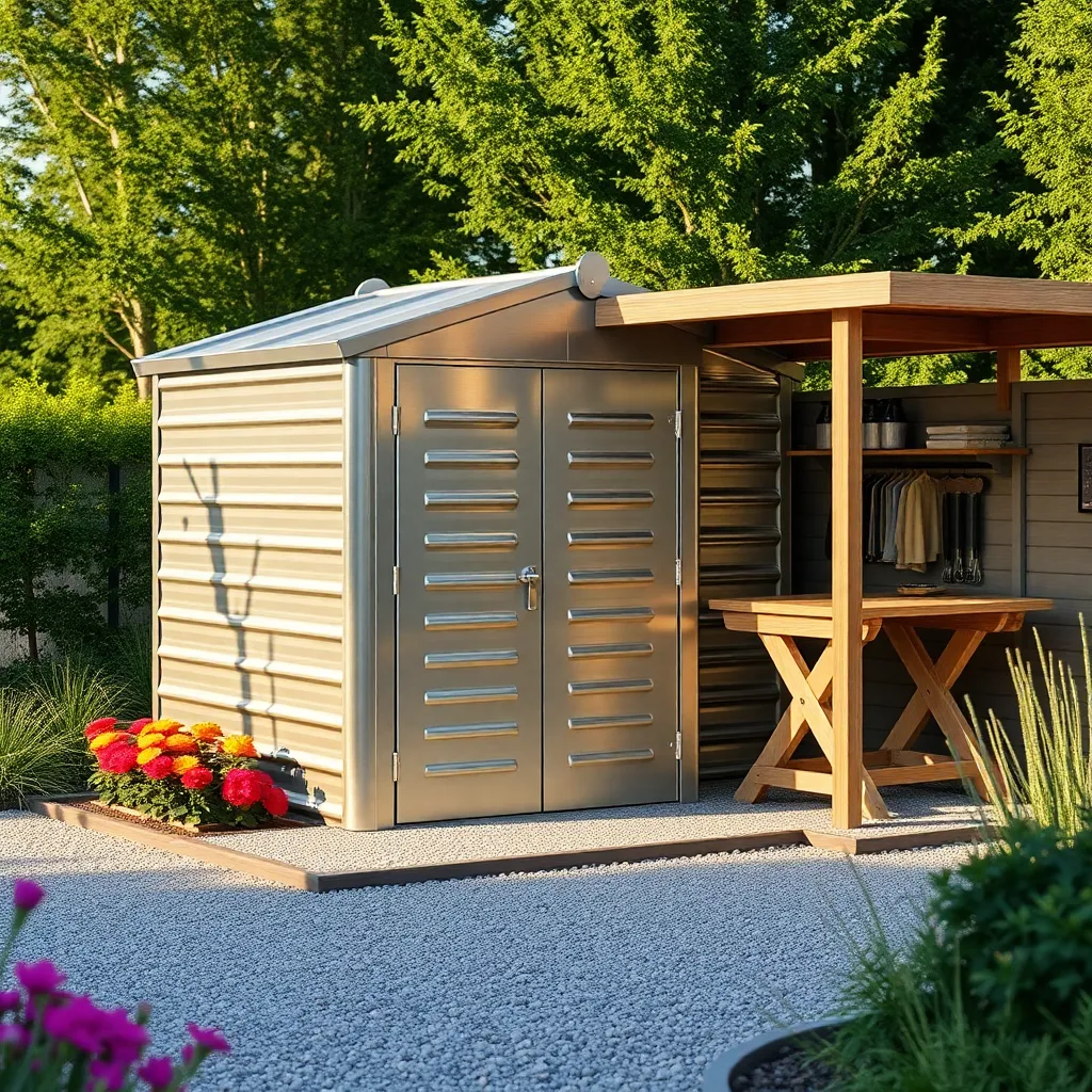 Heavy-Duty Metal Sheds (Durable and Secure Tool Storage)