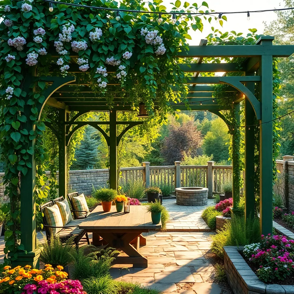 Creating a Lush Green Trellis