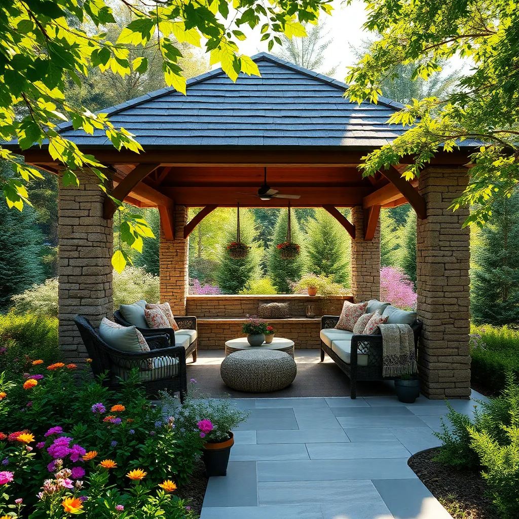 Build Stone and Timber Gazebos
